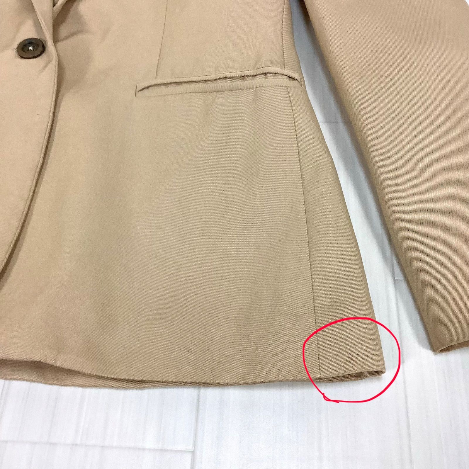 シルク混コットン】 RALPH LAUREN ラルフローレン テーラード