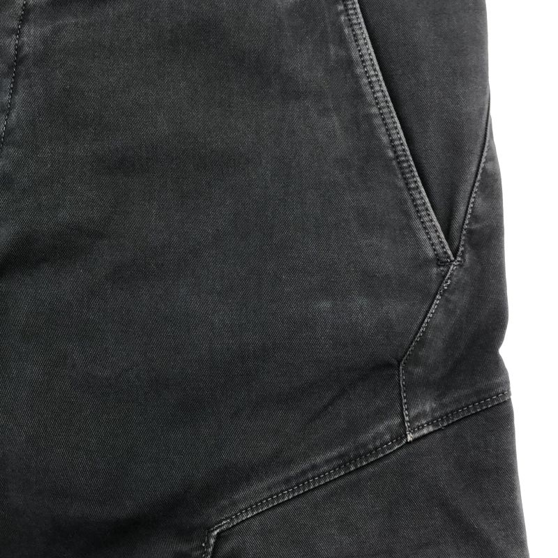中古】STONE ISLAND カーゴパンツ W32 ART.56153EZTM ブラック