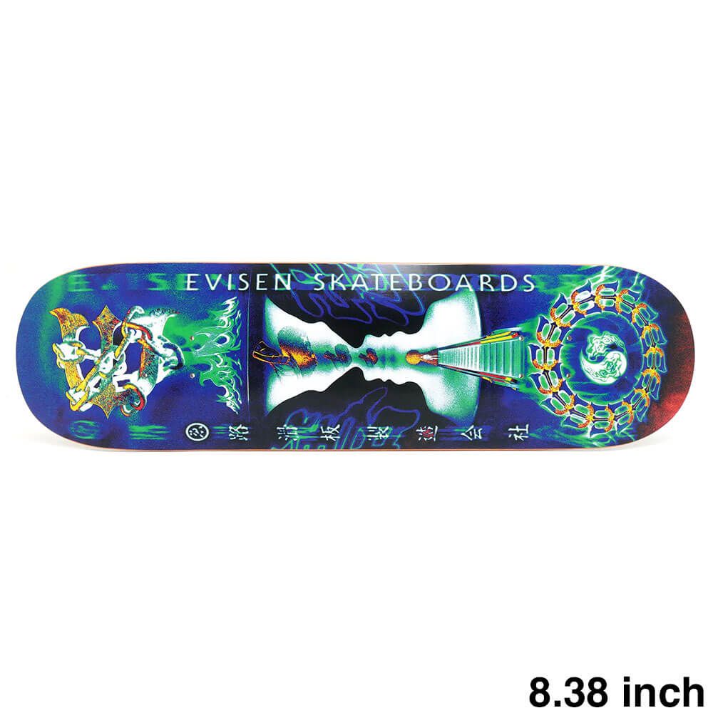 EVISEN DECK エビセン デッキ TEAM ZEN-AKU VASE 8.38 スケートボード