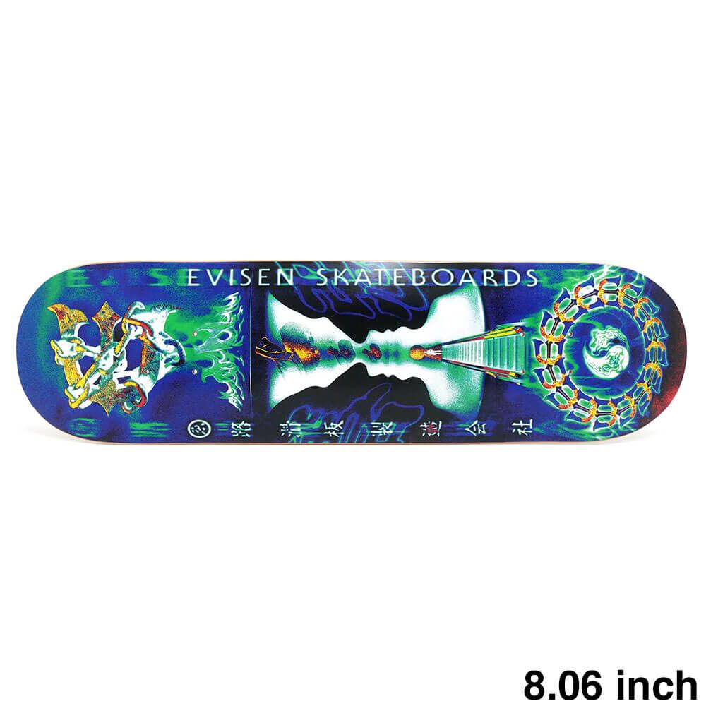EVISEN DECK エビセン デッキ TEAM ZEN-AKU VASE 8.06 スケートボード