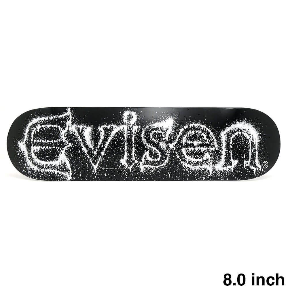 EVISEN DECK エビセン デッキ TEAM DRIP LOGO 4 8.0　スケートボード スケボー