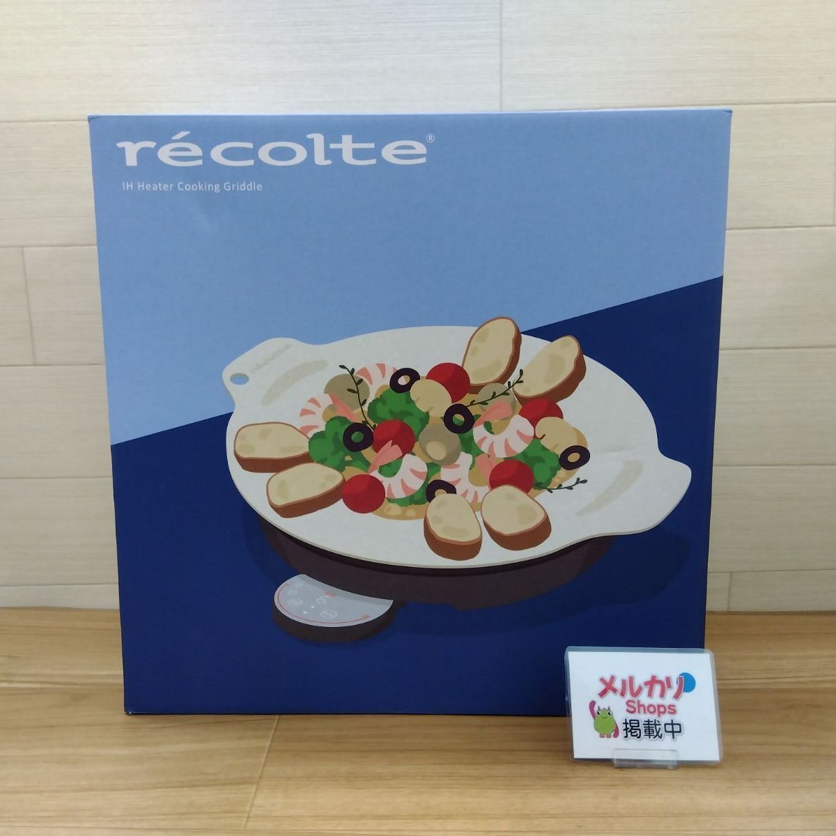 未使用・開封品】recolte レコルト 卓上IHクッキンググリドル IH