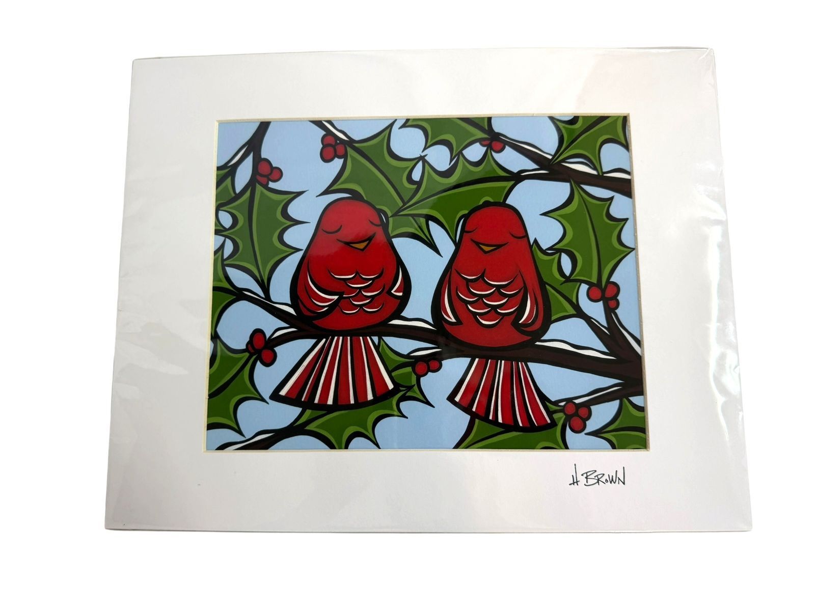 Holiday Birds Heather Brown art ヘザーブラウン アート 絵画 ハワイ