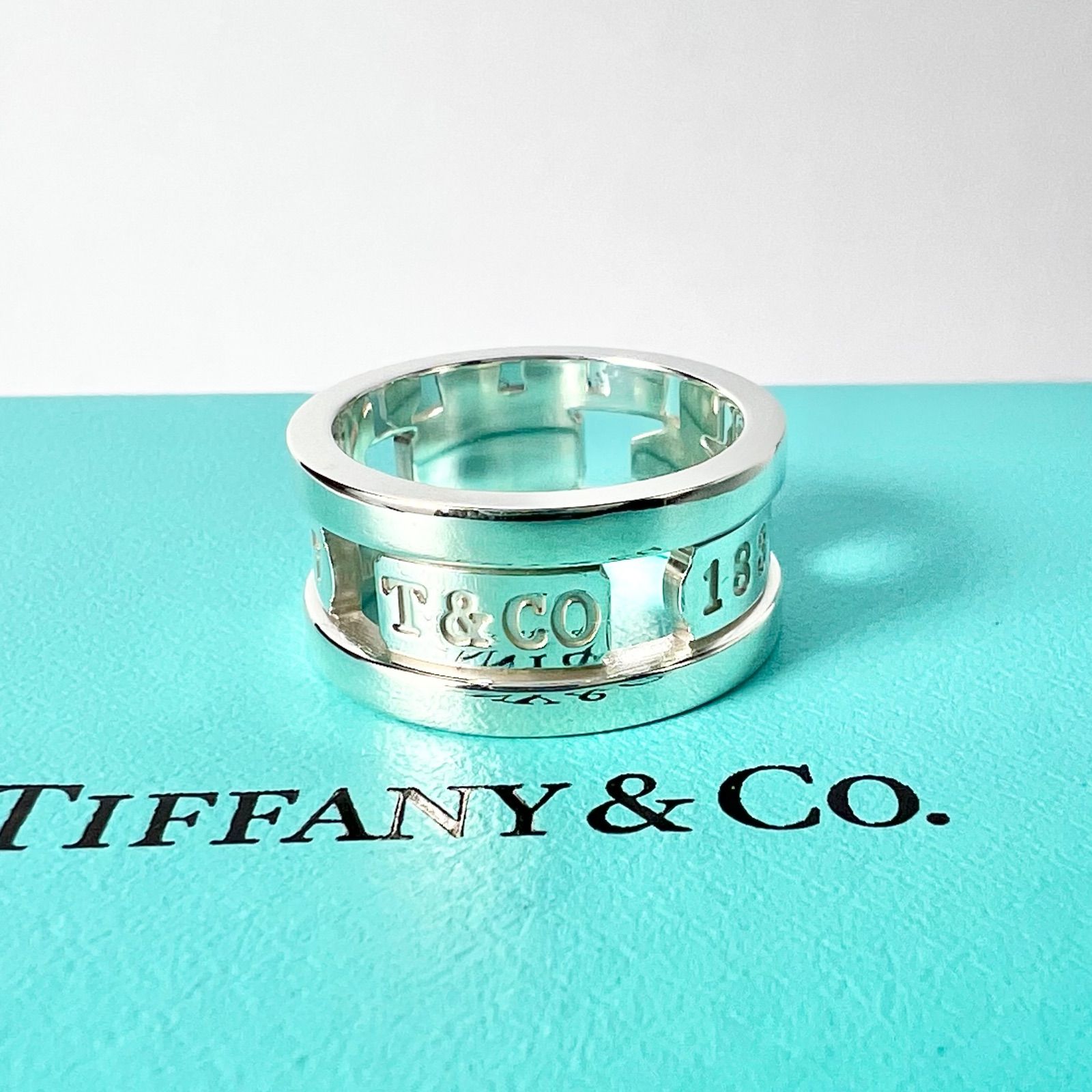極美品 ティファニー 1837 エレメント リング 13.5号 TIFFANY&CO. SV
