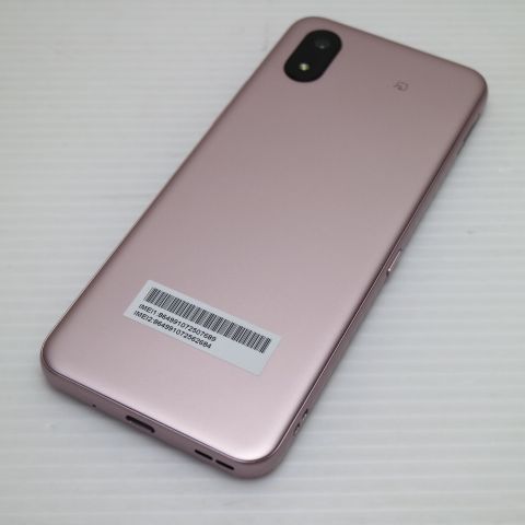 新品同様 SIMフリー かんたんスマホ A402ZT ピンク スマホ ZTE 即日