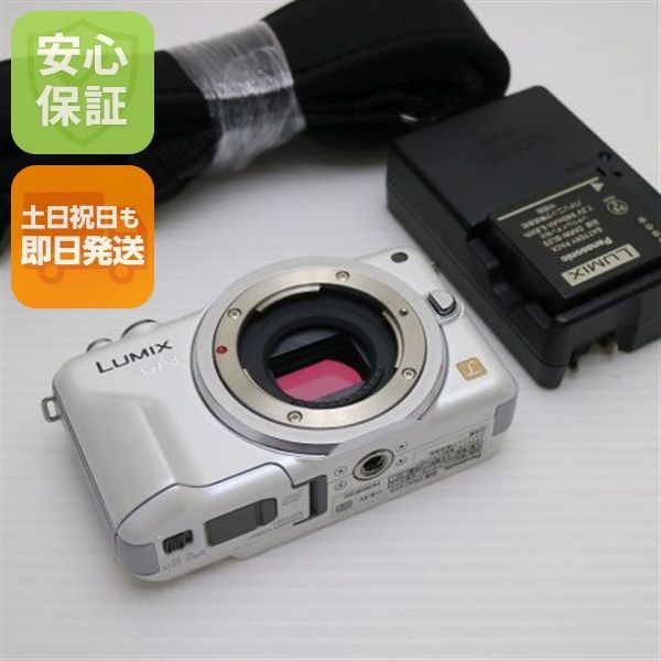 Super beautiful DMC-GF3 shell white body same day shipping Panasonic LUMIX digital single-lens main unit can be shipped on weekends and holidays
