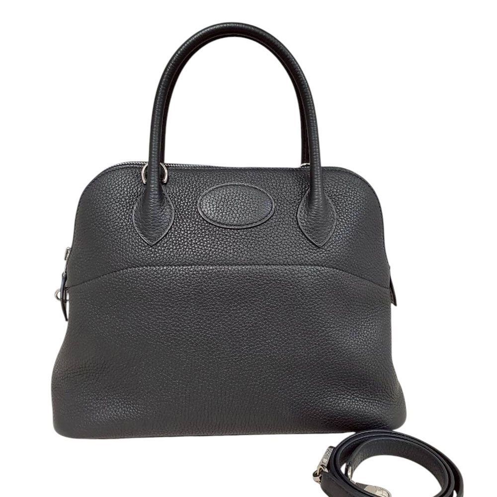 【中古】エルメス HERMES ボリード31 ノワール トリヨン D刻印 SV金具/MA2409033