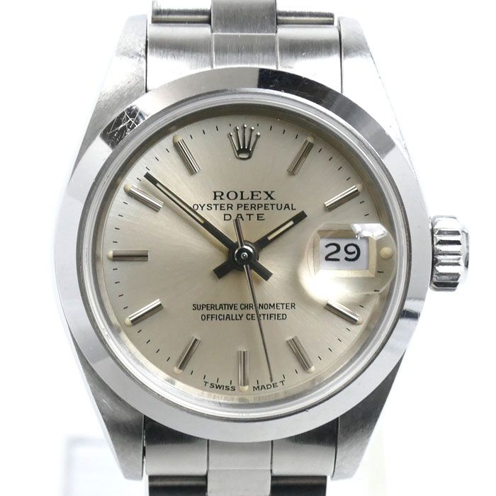 ヘ*サ様 1970〜80年代 Lawrence E. Boerner作 バイオリ ROLEX ロレックス オイスターパーペチュアルデイト 腕時計 自動巻き