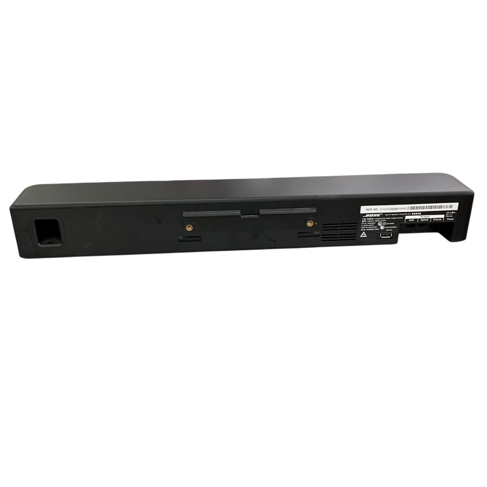 199990 現状品 Bose ボーズ Solo TV speaker サウンドバー 418775