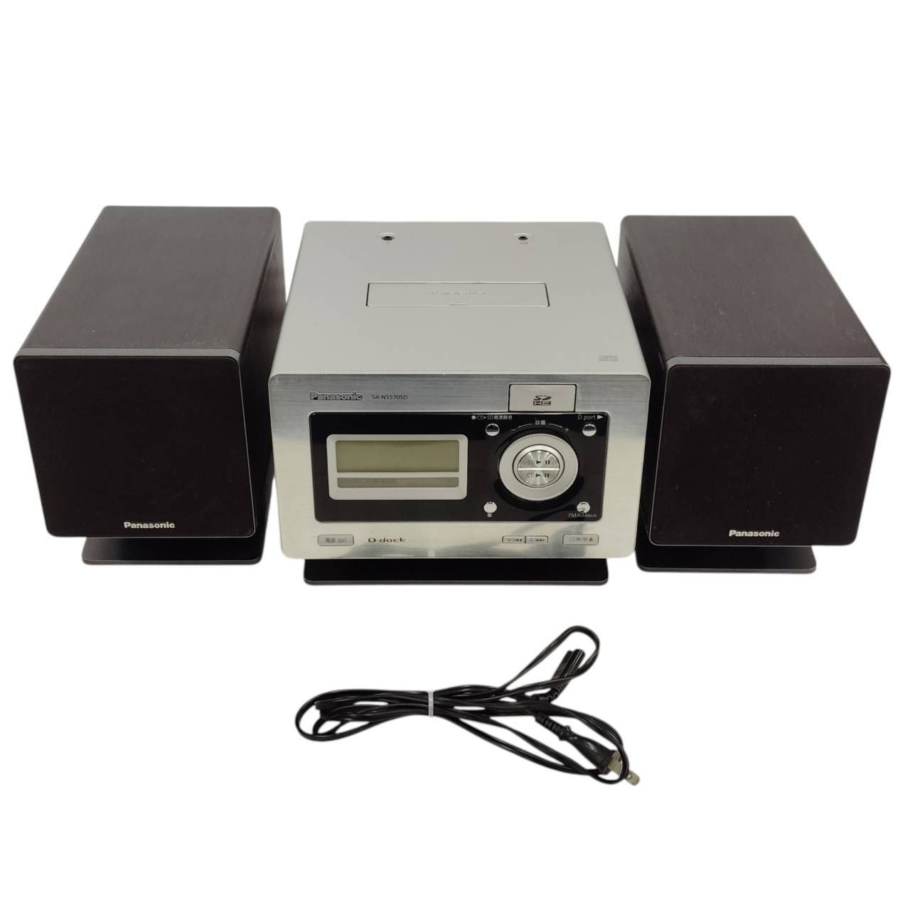 通電OK】Panasonic パナソニック SC-NS570SD D-dock ミニコンポ 訳あり