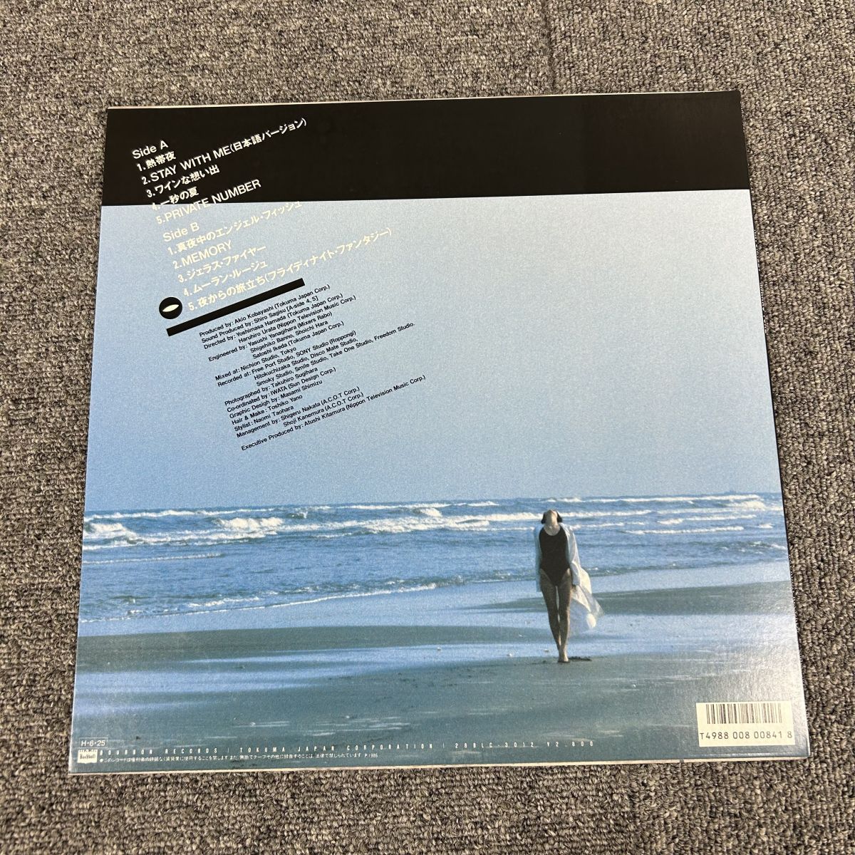 LP/刀根麻理子（Mariko Tone）/Naturally/28BLC-3012/Pop/レコード
