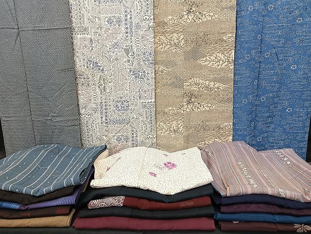 平和屋着物■夏物 小紋 絽 紗 まとめて20点 花柄 辻が花 着用可能多数 全て正絹 mmm1380