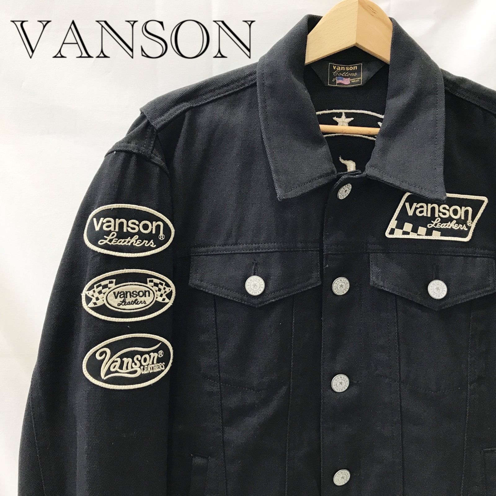 50s～60s ANVIL BRAND ライナー付き デニムワークジャケット/ 46 【高
