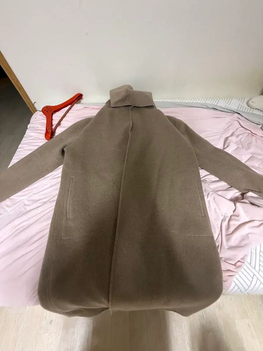 ルカシミア100%カシミアハンドメイドコート (実際に着用2回/傷なし最高)