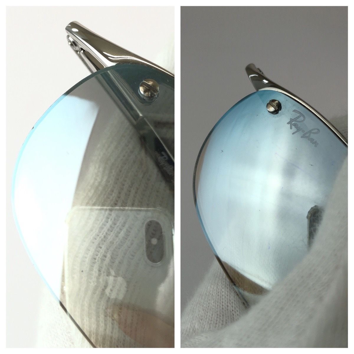 Ray-Ban レイバン シルバー メタル RB3183 サングラス 男女兼用 メンズ