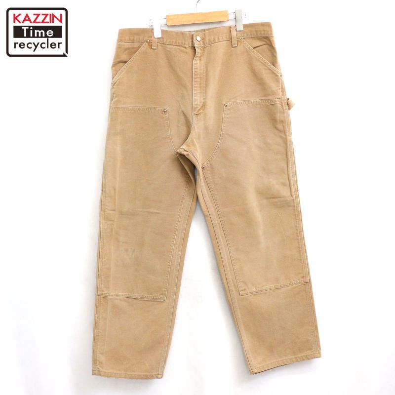 90s vintage Carhartt ダブルニー ダック ペインターパンツ メンズ 表記38×30サイズ