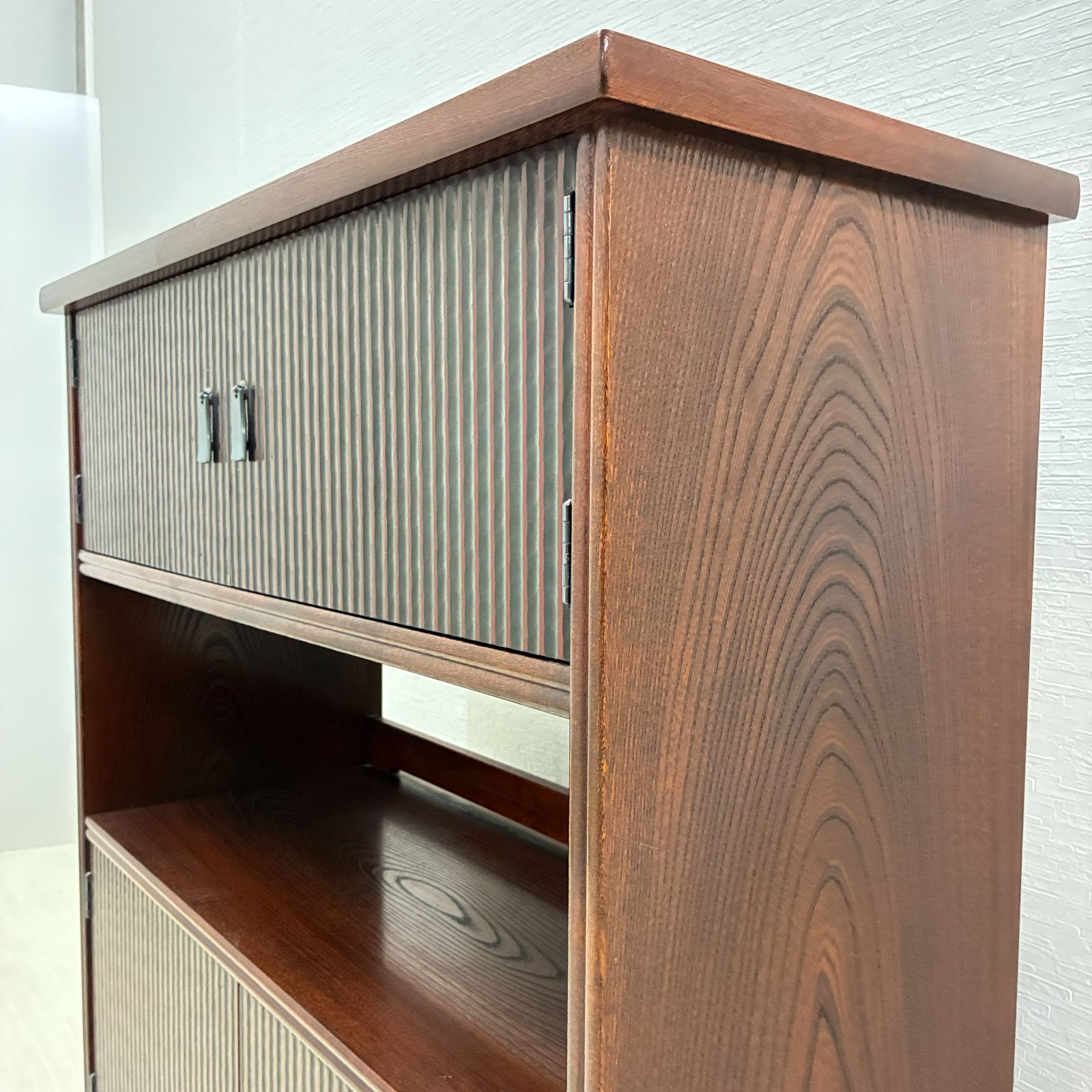 モリシゲ】香川漆器 飾り棚 茶棚 水屋箪笥 茶箪笥 キャビネット サイド