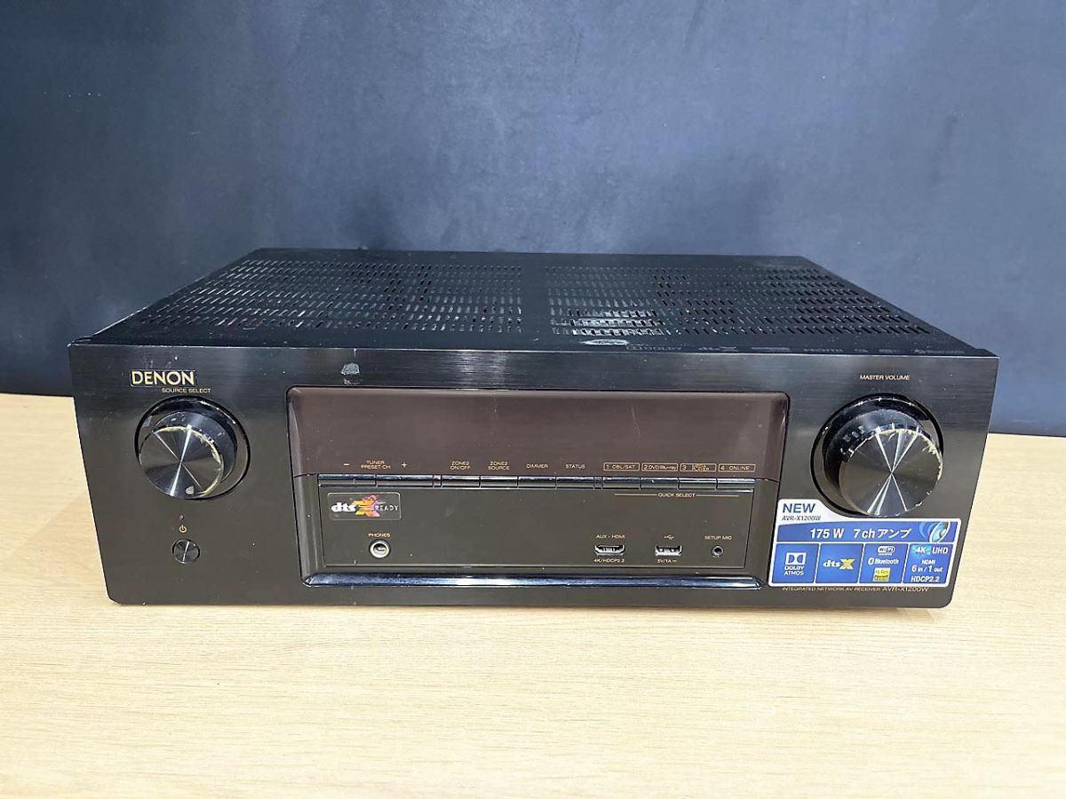 ジャンク品】 DENON デノン AVアンプ AVR-X1200 - メルカリ