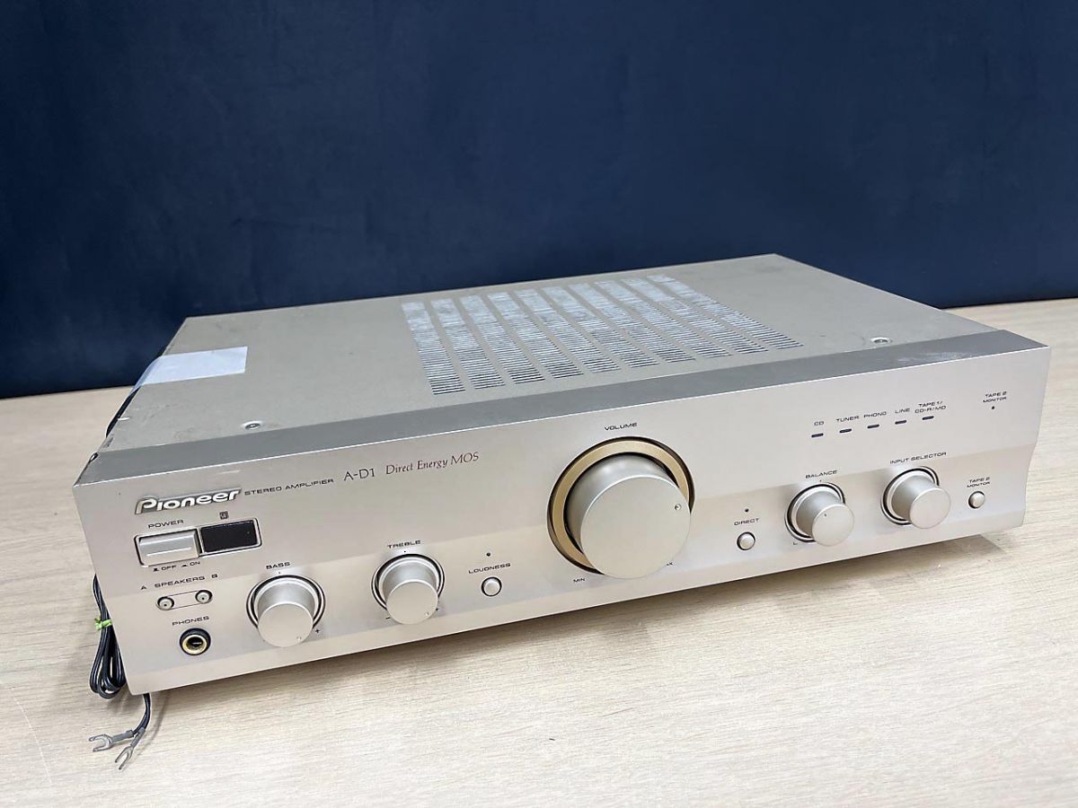 ジャンク品】 Pioneer パイオニア プリメインアンプ A-D1 - メルカリ