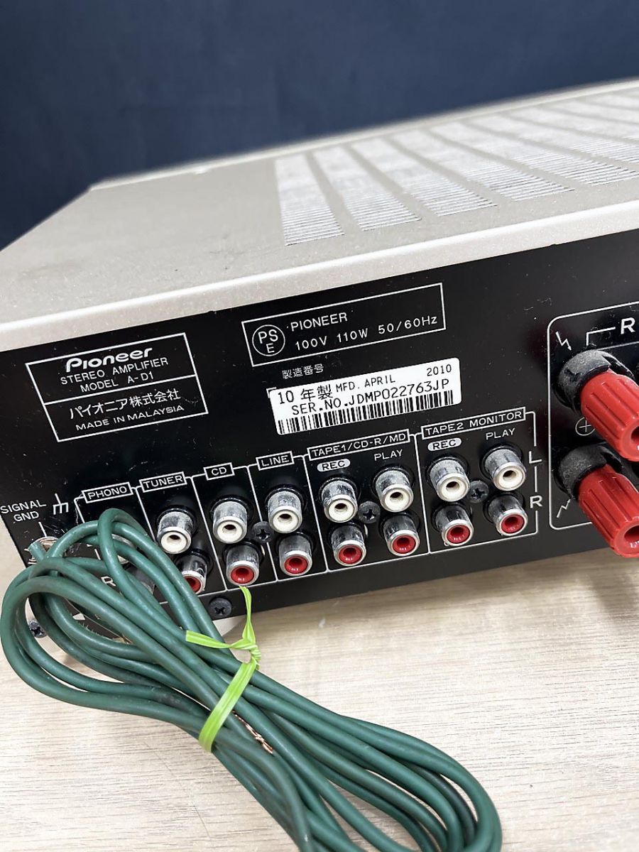 ジャンク品】 Pioneer パイオニア プリメインアンプ A-D1 - メルカリ