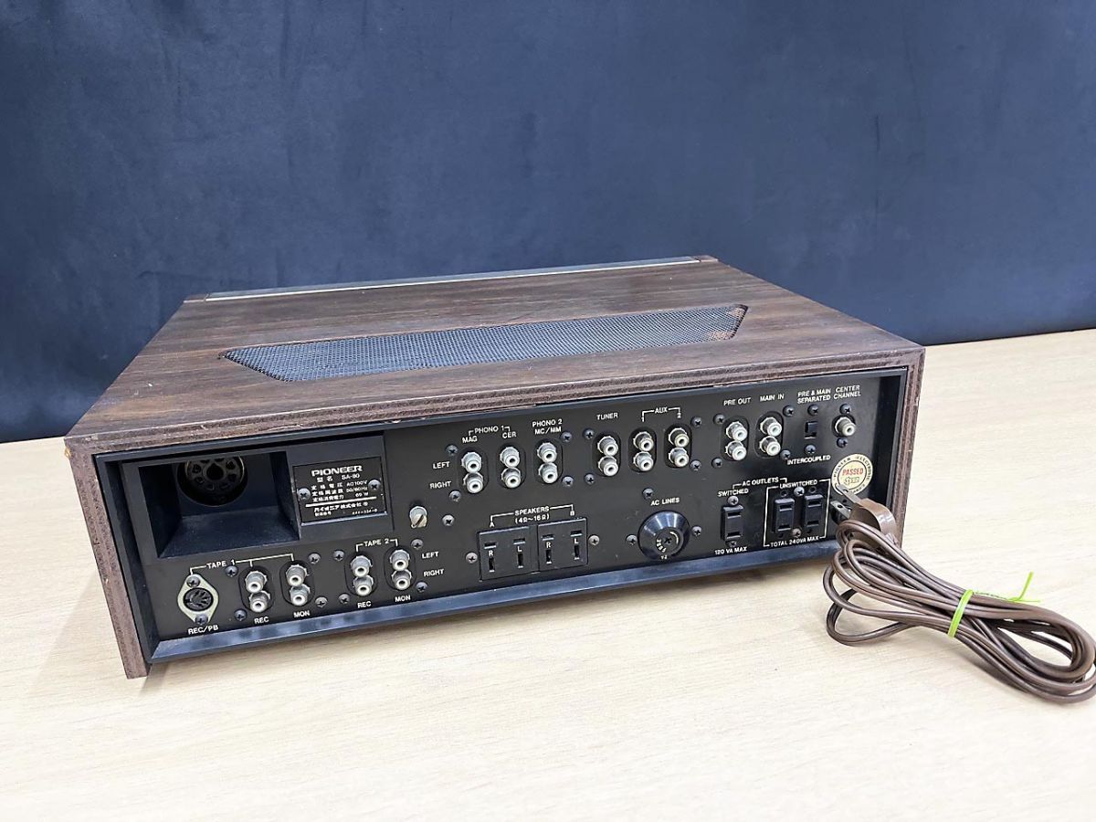 ジャンク品】 Pioneer パイオニア プリメインアンプ SA-80 - メルカリ