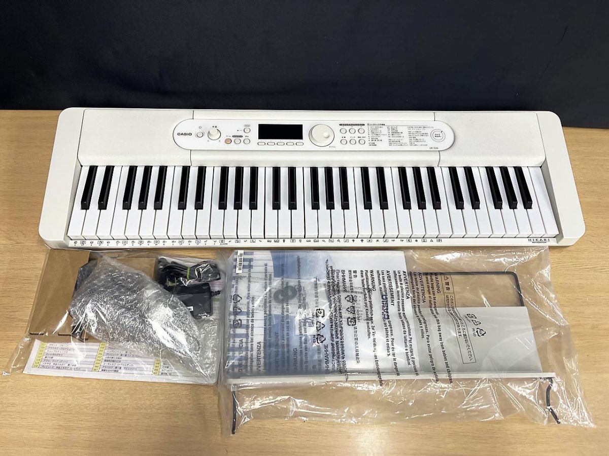 CASIO カシオ 光ナビゲーション キーボード 電子ピアノ LK-526