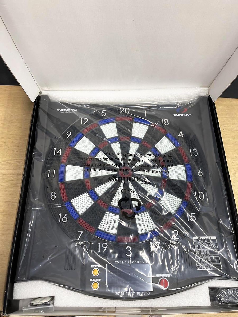 未使用・保管品】 DARTSLIVE ダーツライブ 家庭用ダーツボード 100S