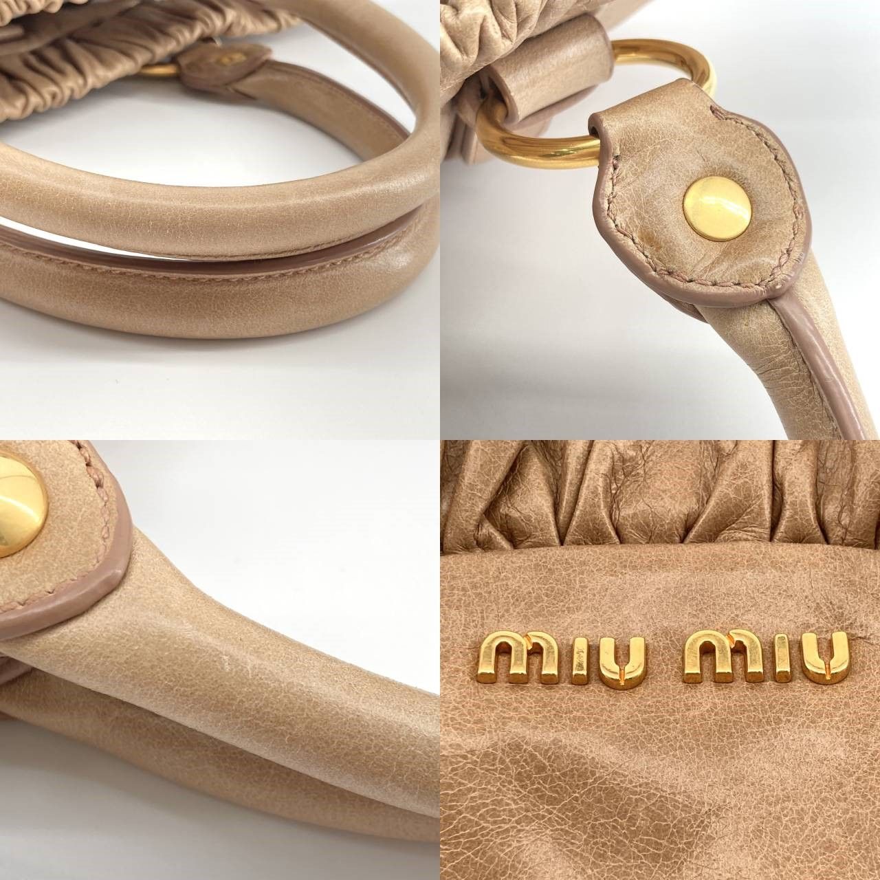 Miu Miu（ミュウ ミュウ） VITELLO LUX ヴィッテロ リュクス 2WAY