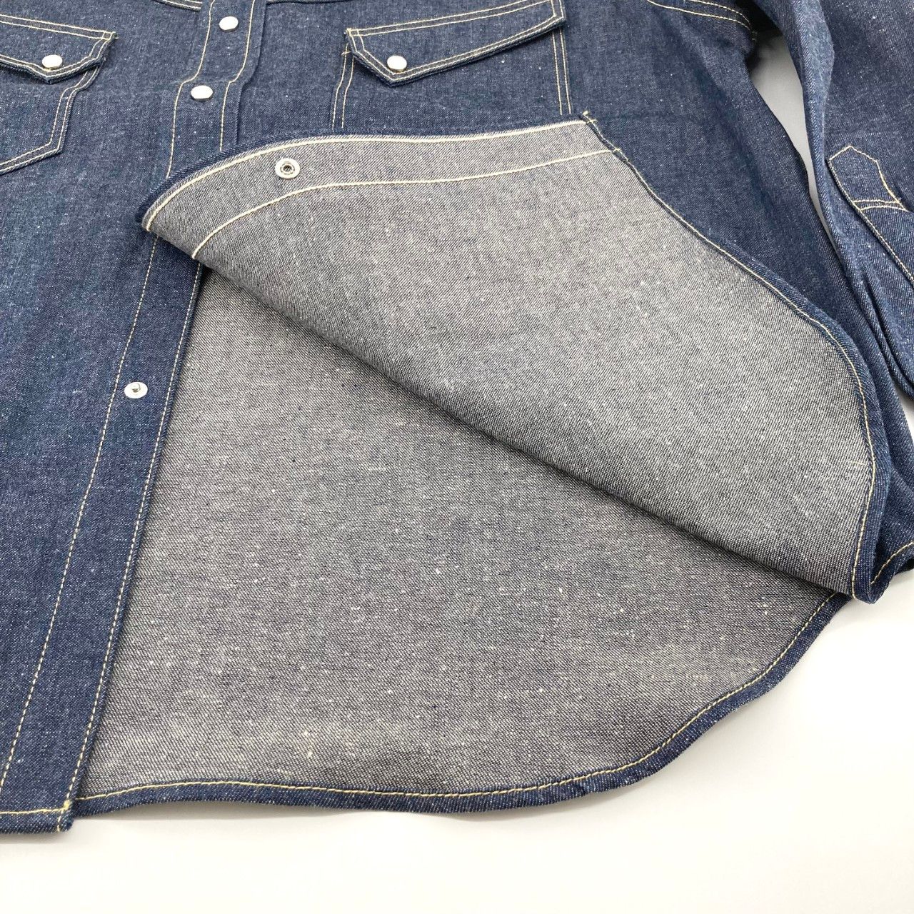 SAINT MICHAEL（セントマイケル） ×BerBerJin DENIM SHIRT/REGID/BLUE
