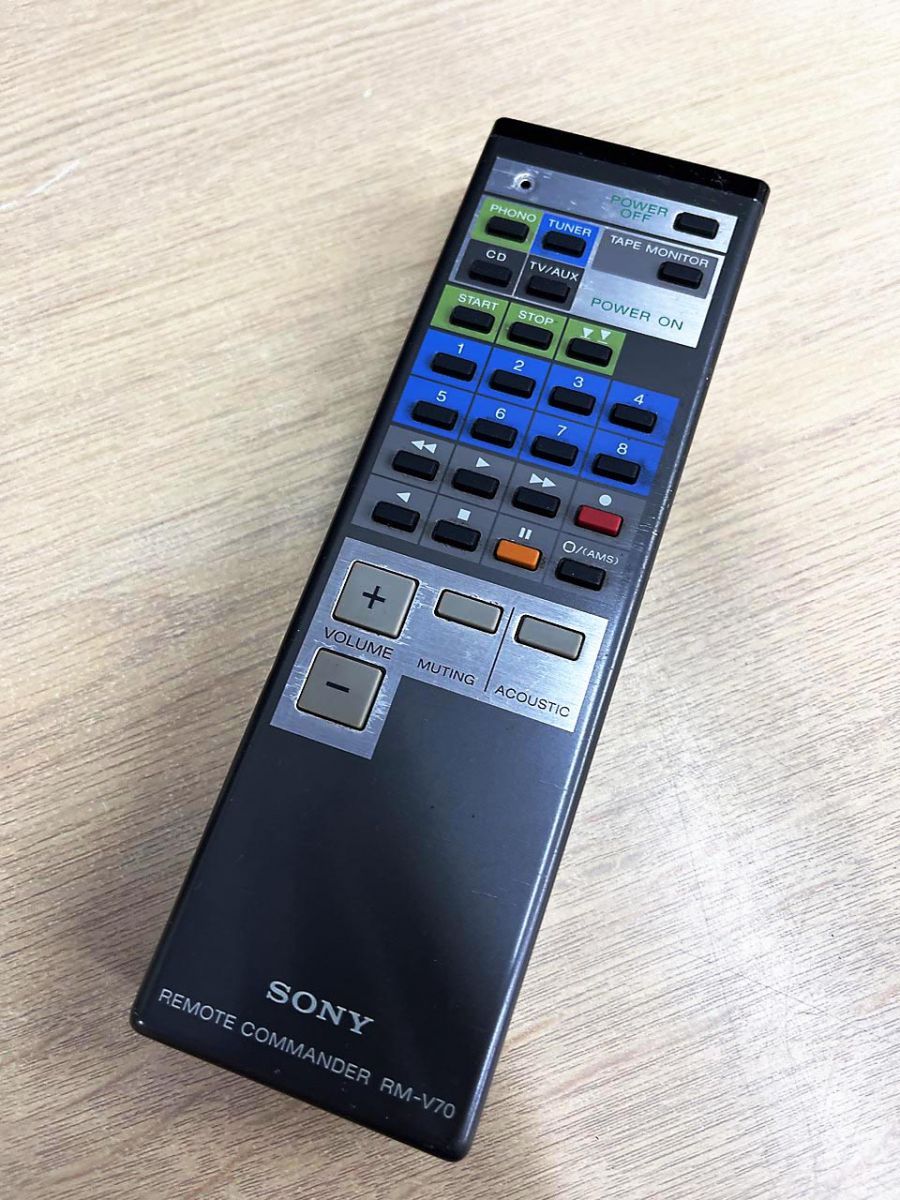 SONY ソニー システムコンポ用 リモコン RM-V70