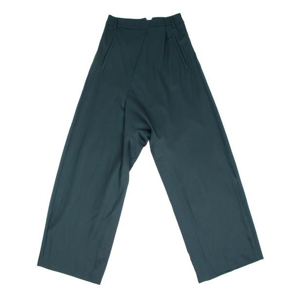 エムエム 6 メゾンマルタンマルジェラMM6 Maison Martin Margiela バイアス切替サルエルパンツ 深緑40 16,678円