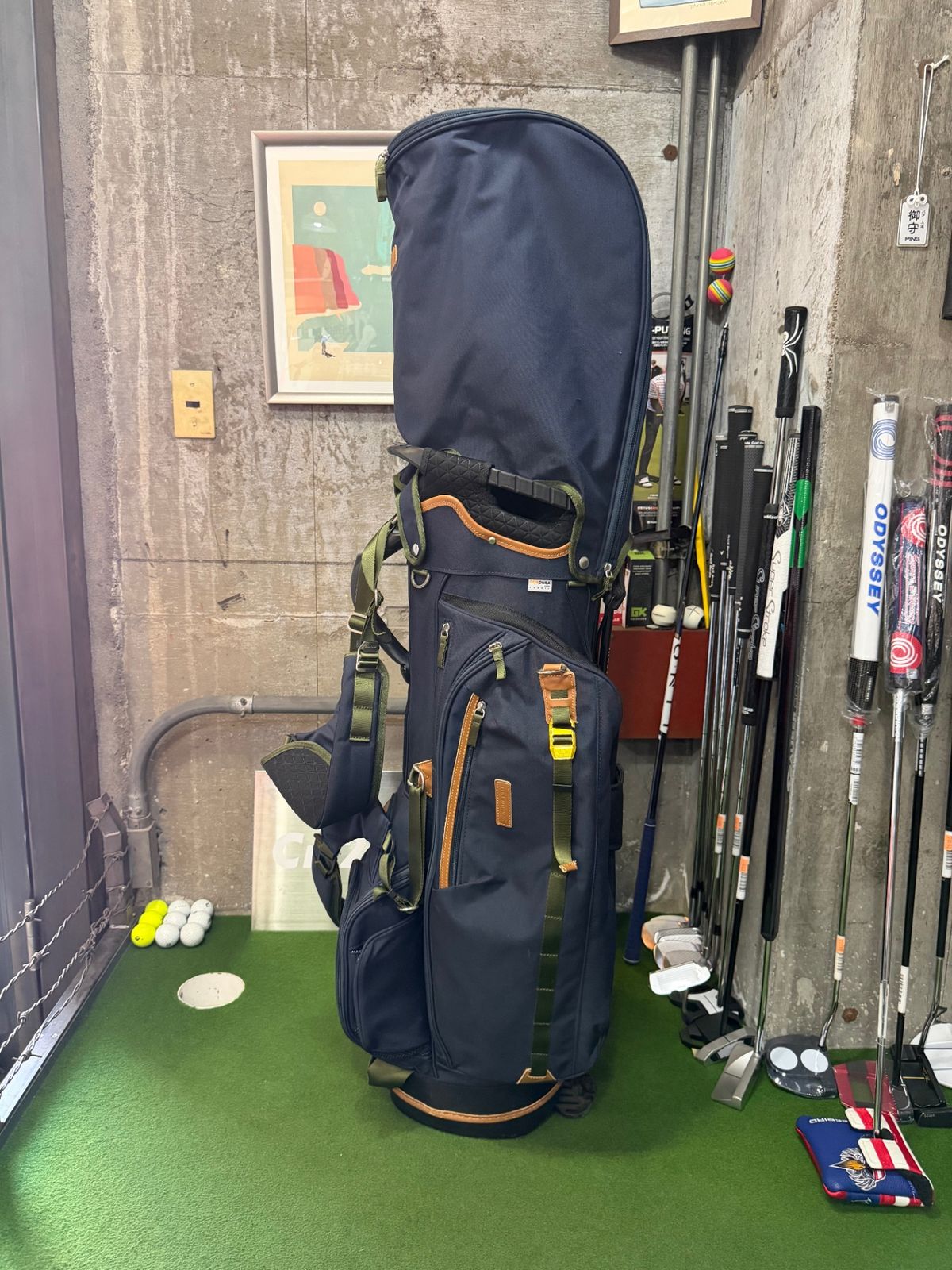 Master-piece マスターピース キャディバック NAVY 中古