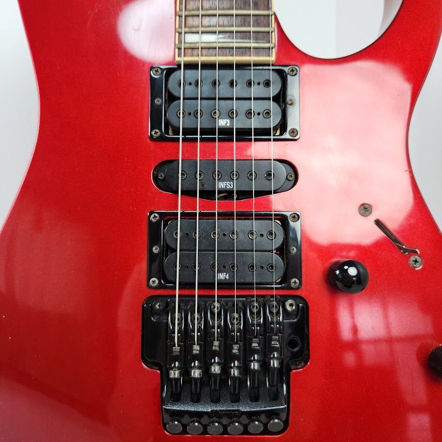 Ibanez アイバニーズ RG370DXSP RGシリーズ エレキギター 赤 現状品