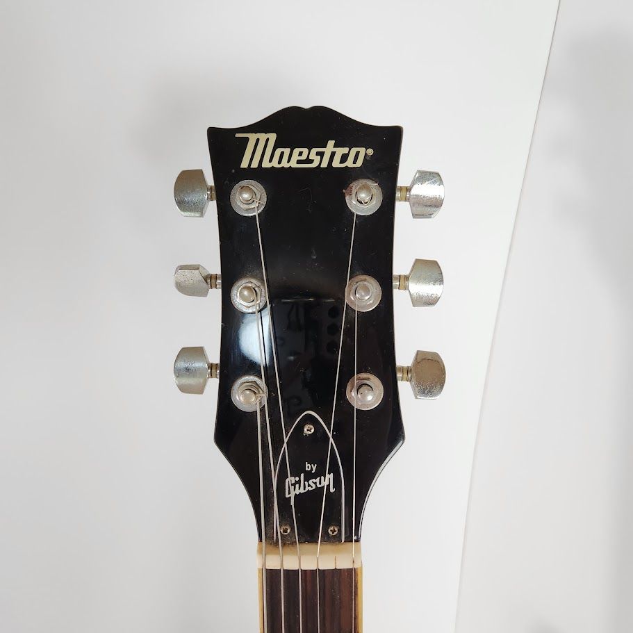 Maestro by Gibson マエストロ SGタイプ エレキギター 黒 2ハム 本体