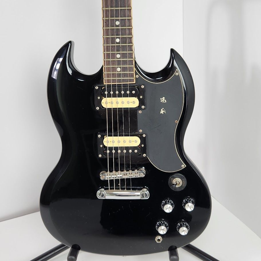 Maestro by Gibson マエストロ SGタイプ エレキギター 黒 2ハム 本体
