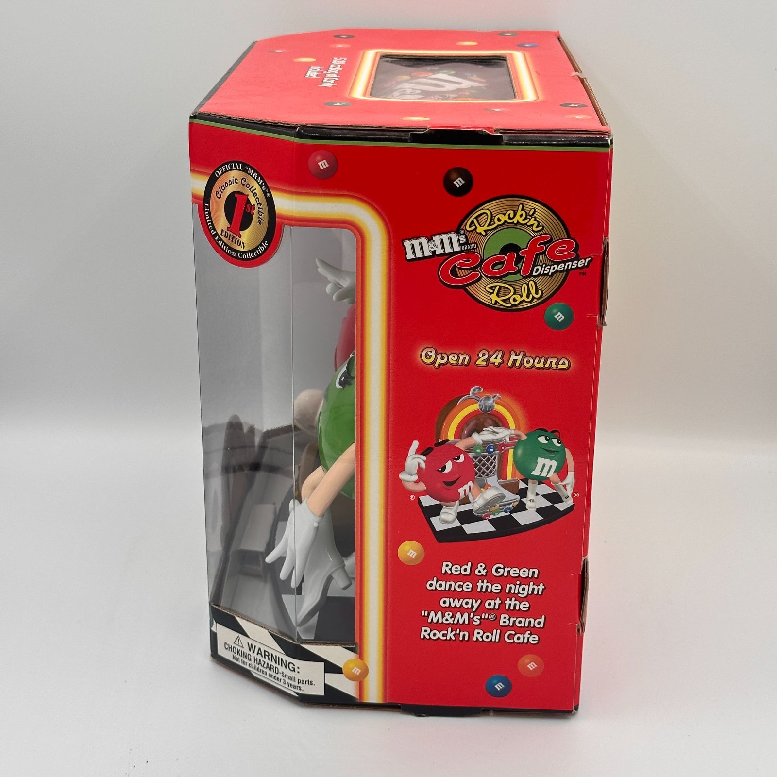 M&M'S エムアンドエムズ ジュークボックスディスペンサー箱付き レッド