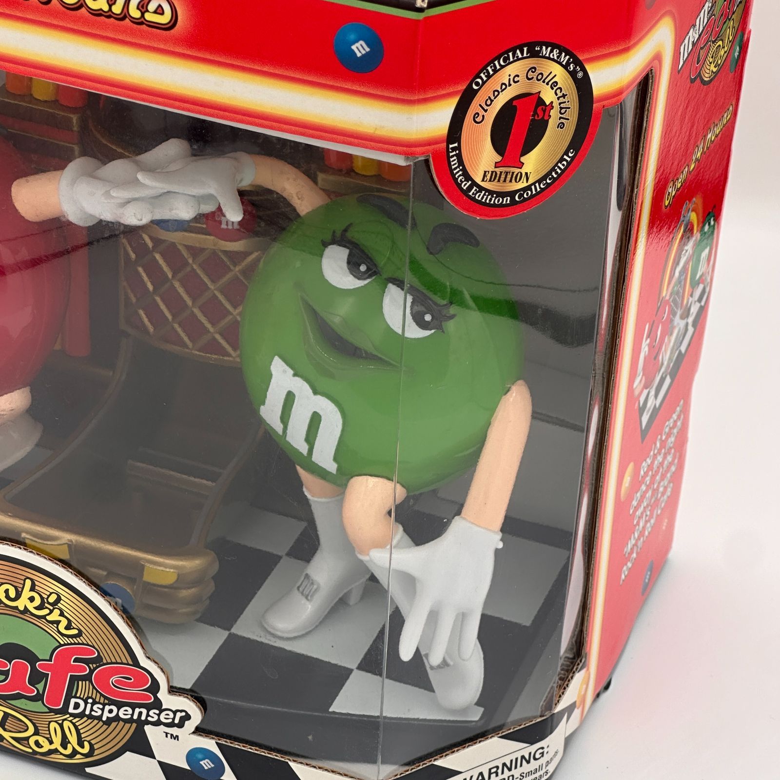 M&M'S エムアンドエムズ ジュークボックスディスペンサー箱付き レッド
