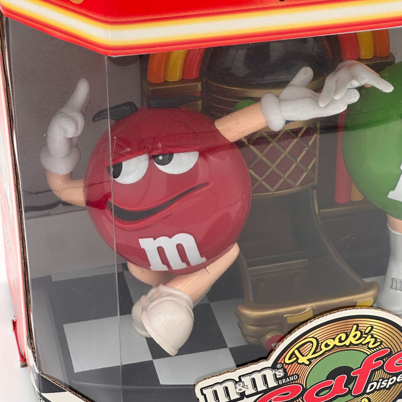 M&M'S エムアンドエムズ ジュークボックスディスペンサー箱付き レッド