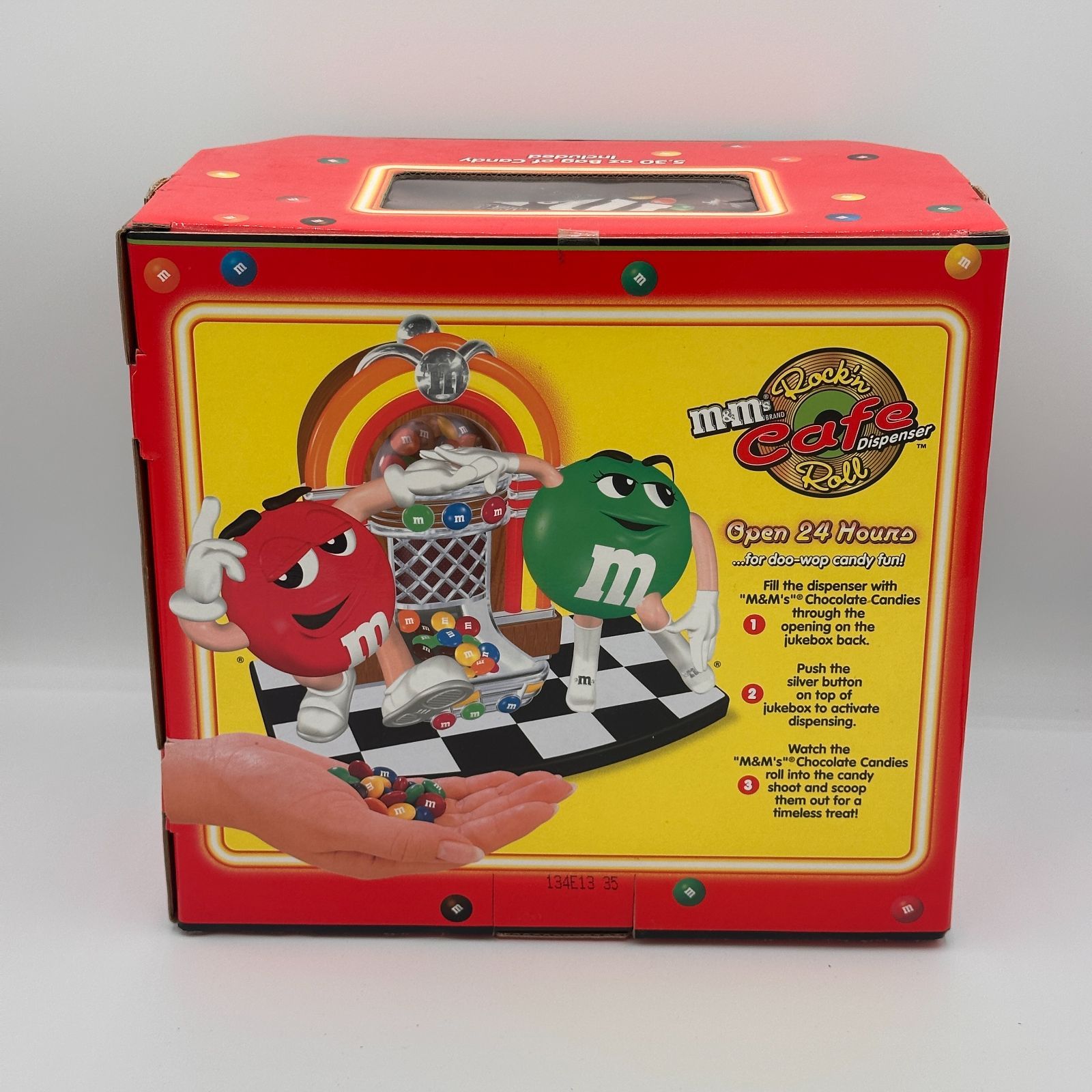 M&M'S エムアンドエムズ ジュークボックスディスペンサー箱付き レッド