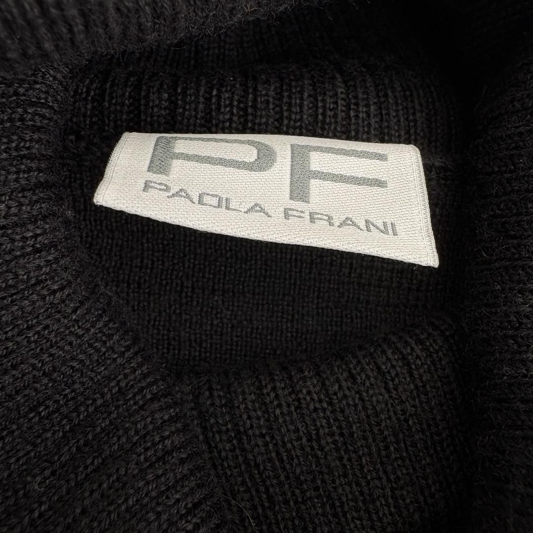 パオラフラーニ PAOLA FRANI タートルネック ニット ワンピース バイ