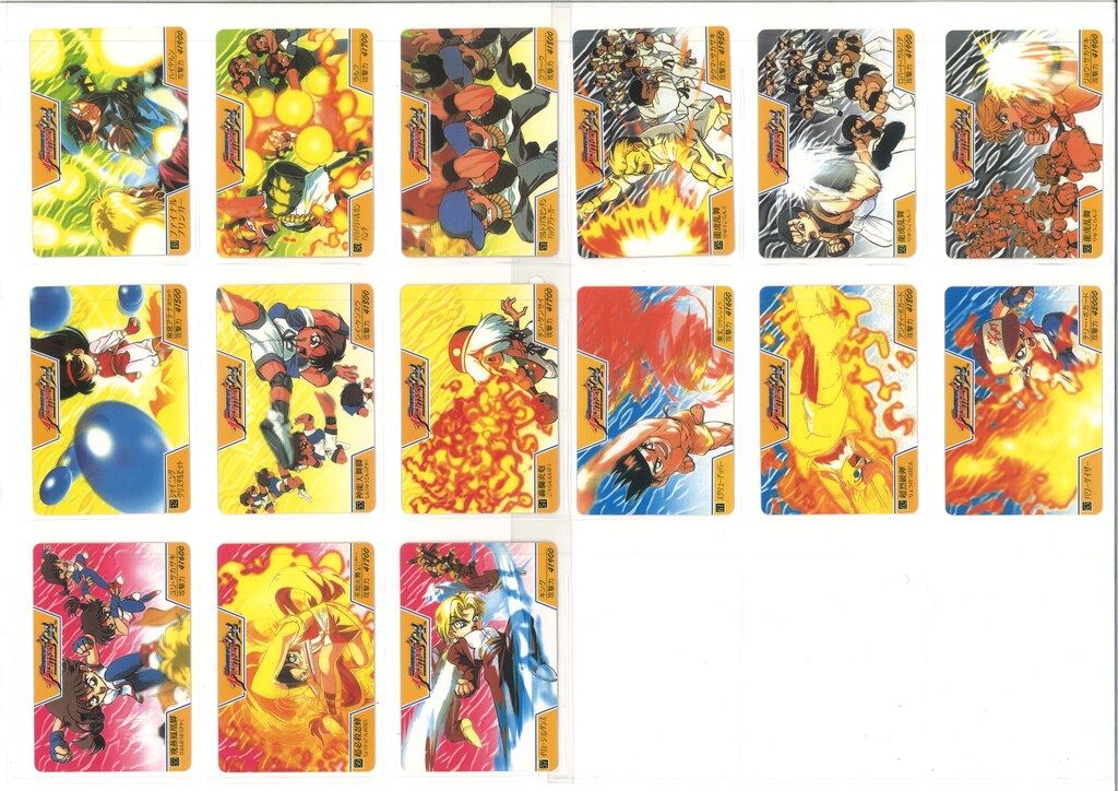 YUU CORP カードじゃん KOF94 パート2 全39種（40-63+KOF Ⅰ-XⅠ/1994