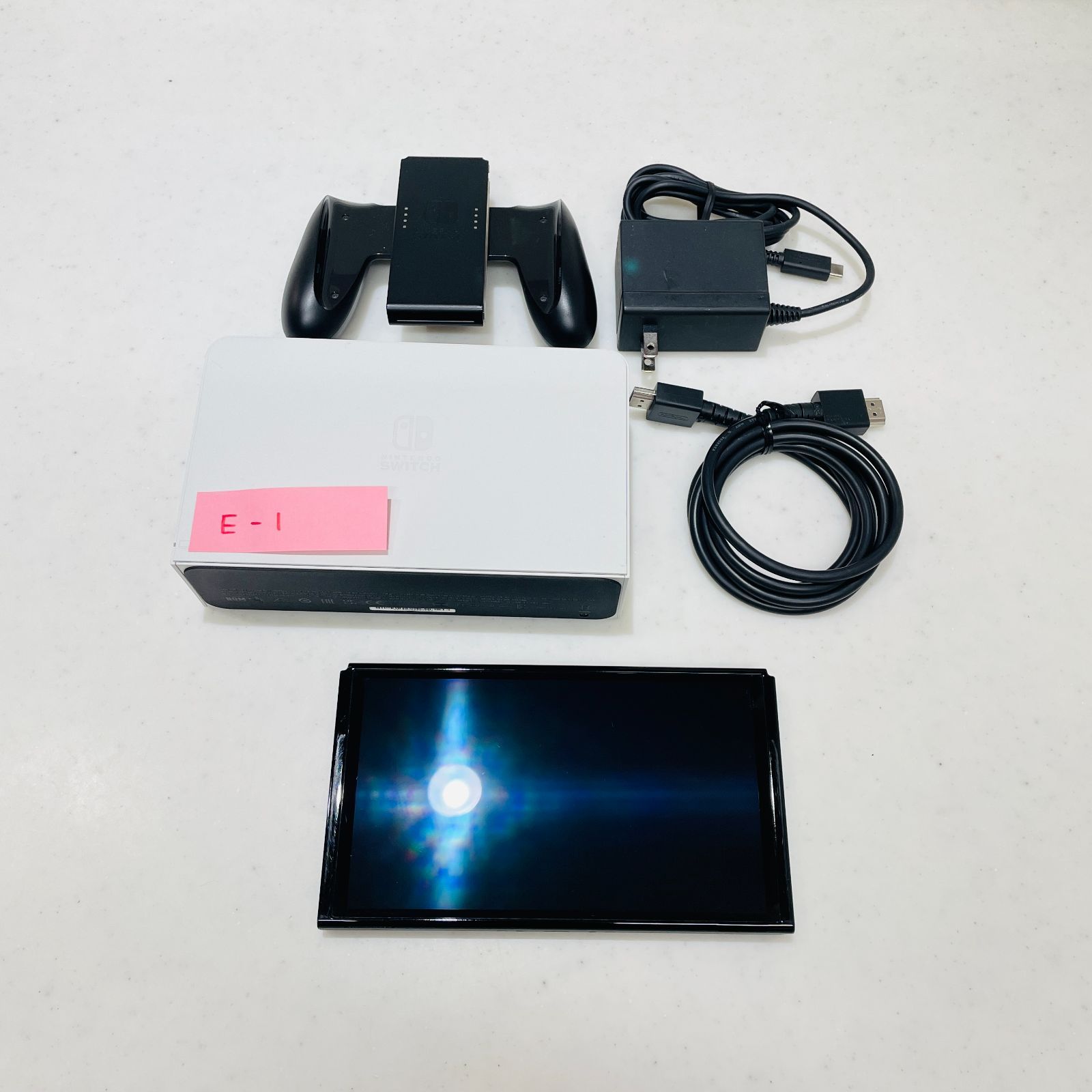 美品 2024年製 Nintendo Switch 有機ELモデル ネオン 本体セット 動作