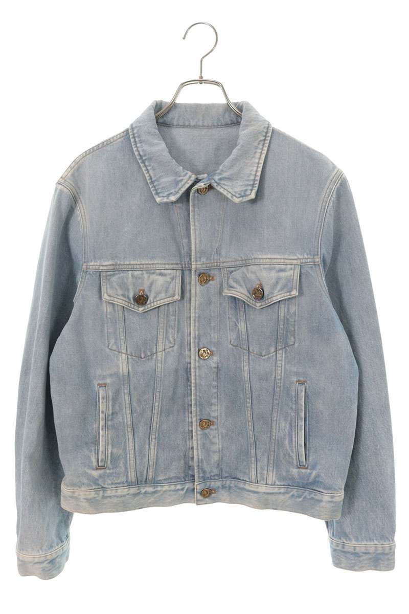 ルイヴィトン  21SS  RM211Q LVP HHA41W ウォッシュド加工DNAデニムジャケット メンズ 46 ルイヴィトン 21SS RM211Q LVP HHA41W ウォッシュド加工DNAデニム