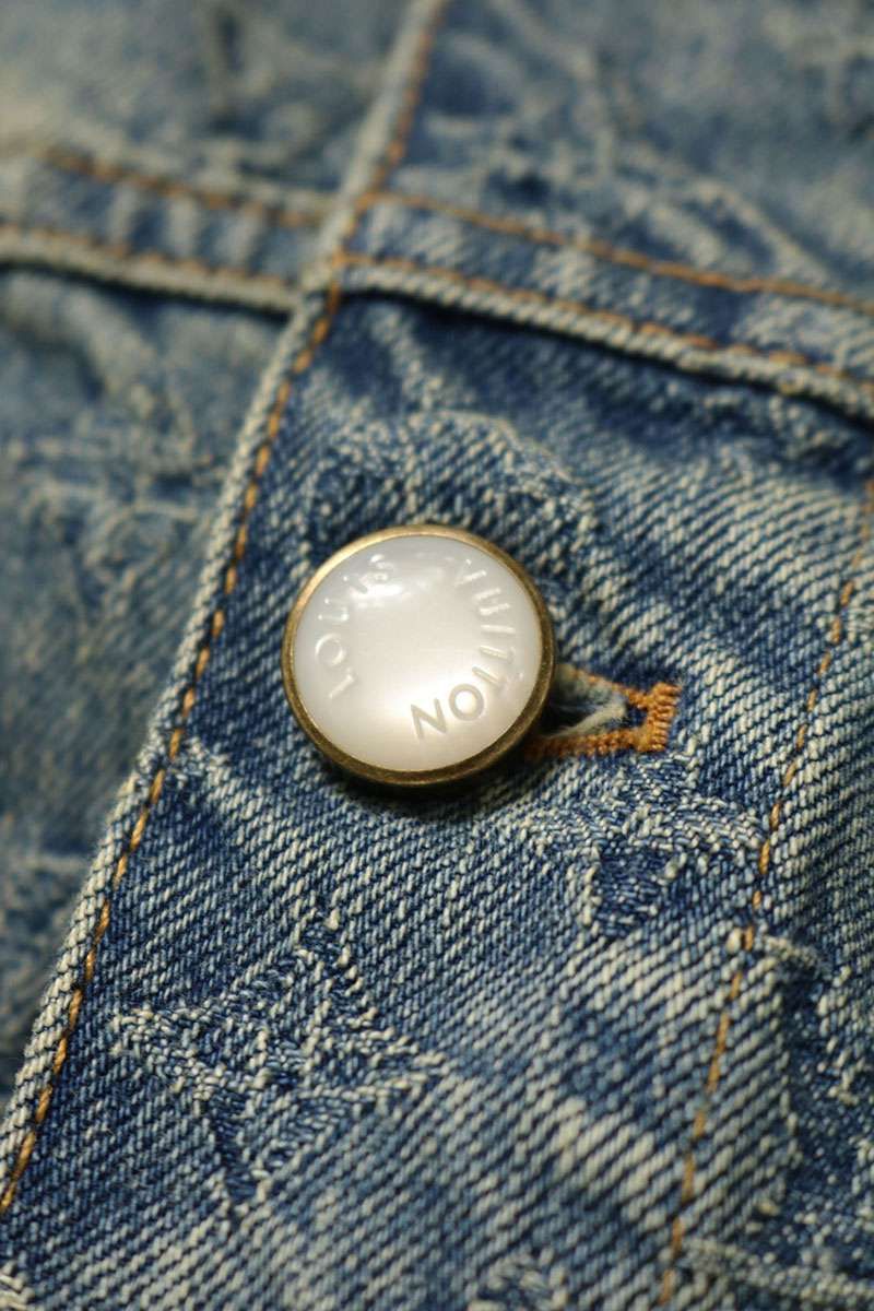 ルイヴィトン 25SS RM251Q UZD HRA79W モノグラムパールボタンデニム