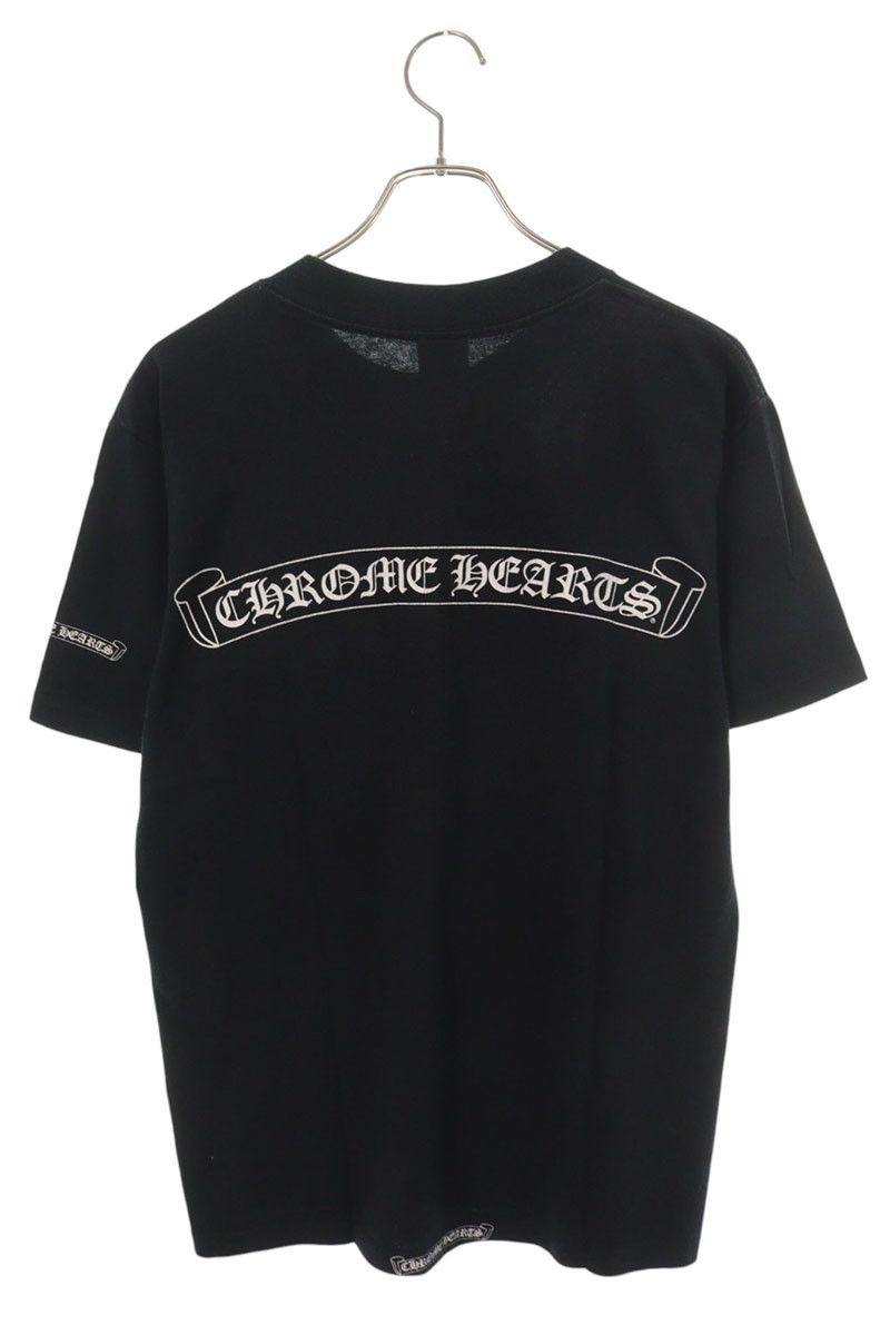 CHROME HEARTS ダガー バックプリント ポケットTシャツ クロムハーツ T-SHRT/OLD バックラベルプリントヴァインダガーポケット
