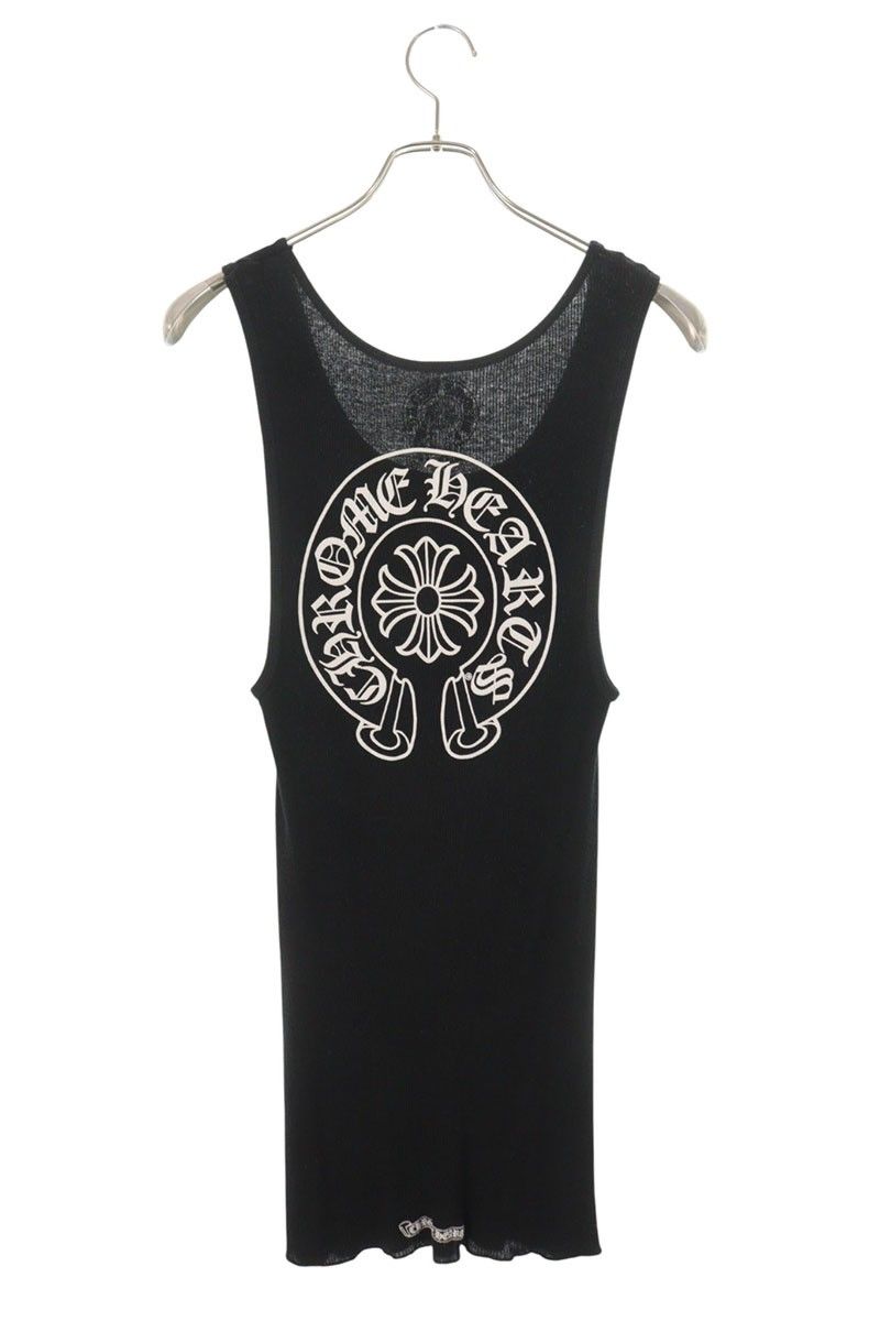 クロムハーツ RIB TANK バックホースシュープリントタンクトップ