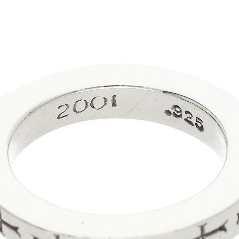 クロムハーツCH FUCK YOU リング 7号 クロムハーツ 3mm SPACER FUCKYOU/3mmスペーサーファックユー シルバー