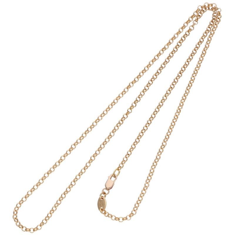 クロムハーツ 22K NECKCHAIN R20/ロールチェーン20inch ゴールド