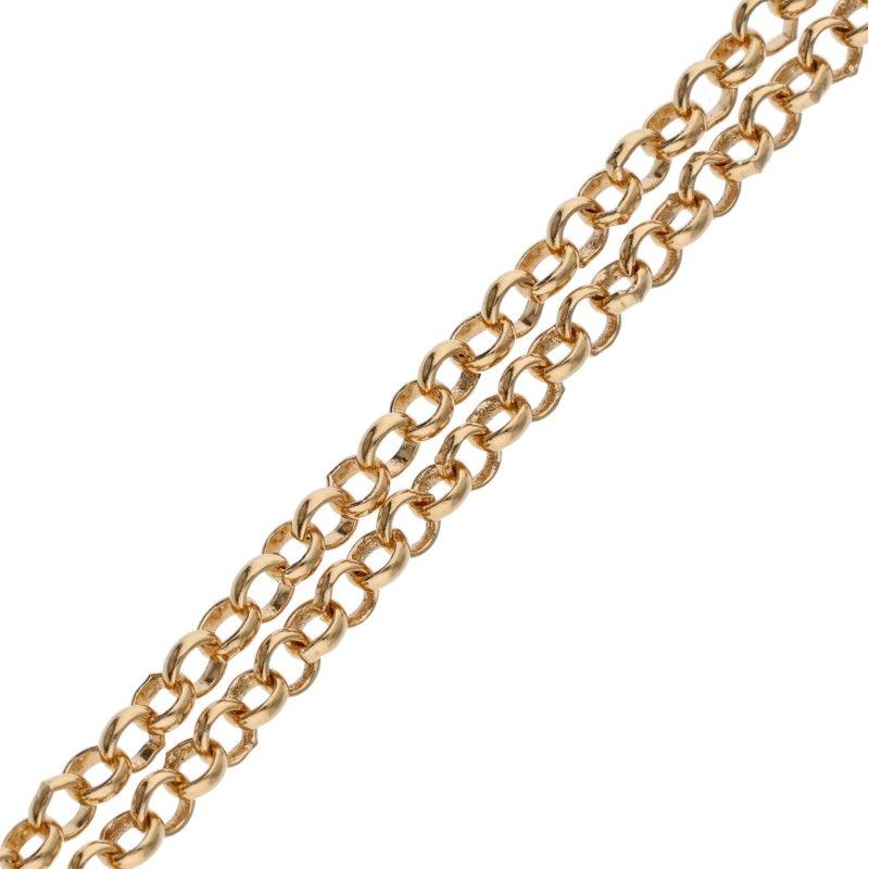 クロムハーツ 22K NECKCHAIN R20/ロールチェーン20inch ゴールド