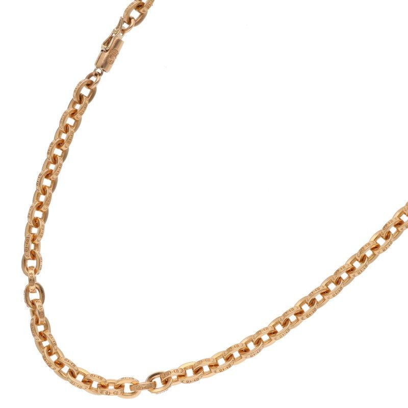 クロムハーツ 22K PAPER CHAIN 24/ペーパーチェーン24inch ゴールド